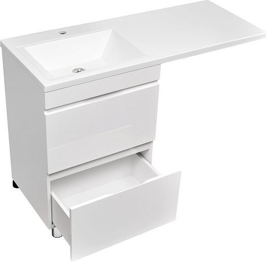 Stella Polare Мебель с раковиной под стиральную машину Аруна Памелла 120 L белая – картинка-9